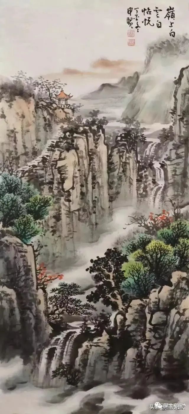 “六点一线”成就国画山水 书画知识 第2张