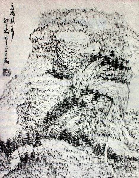 怎么画出焦墨山水的“水” 书画知识 第2张