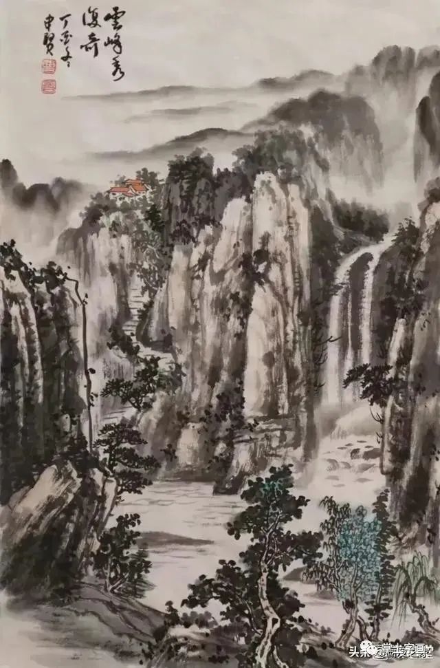 “六点一线”成就国画山水 书画知识 第1张