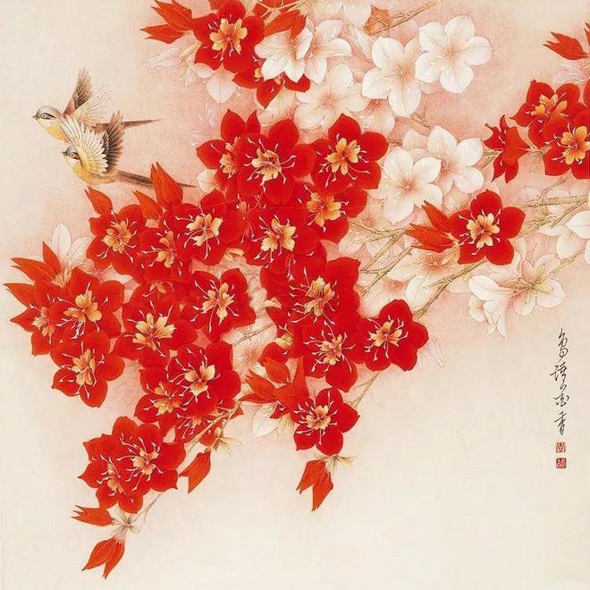 工笔花鸟的各种染法，收藏学习！ 书画知识 第2张