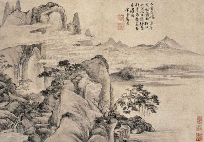 唐寅山水画的风格特征 书画知识 第11张