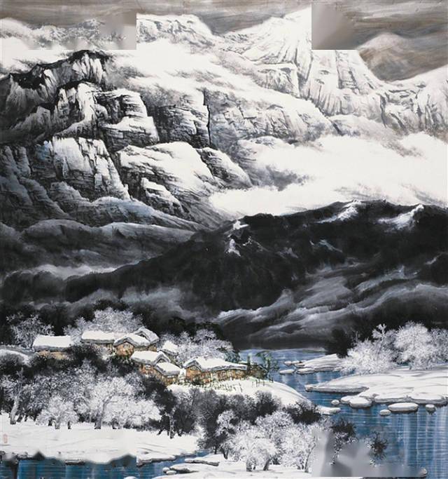 山水画构图的艺术表现形式 书画知识 第5张