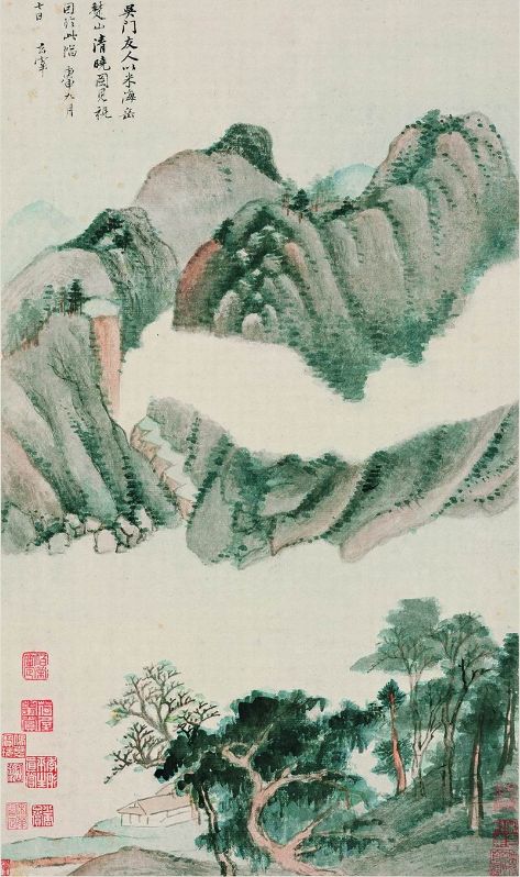 董其昌山水画的笔墨之美 书画知识 第9张