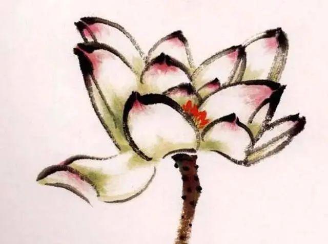 夏天学画写意荷花，送你简易画法！ 书画知识 第14张