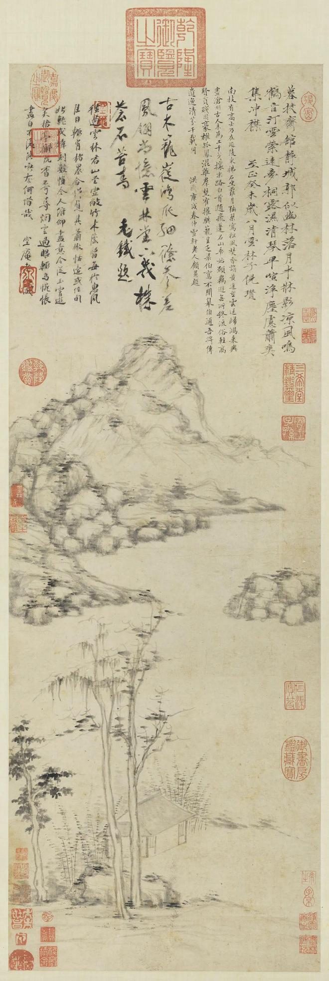 倪瓒山水画的空疏美 书画知识 第6张