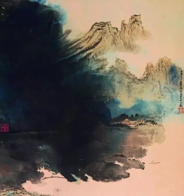 写意精神与泼彩山水 书画知识 第1张