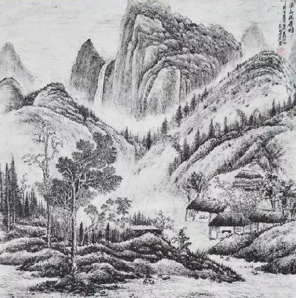 焦墨画的笔法和墨法 书画知识 第2张