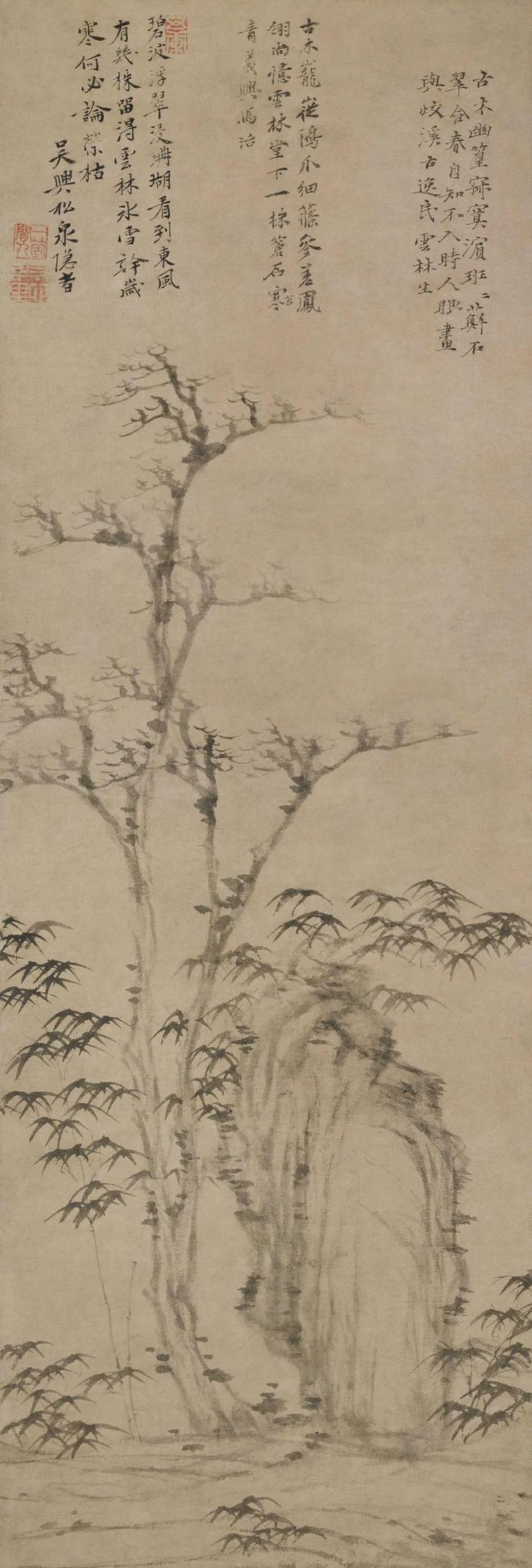 倪瓒山水画的空疏美 书画知识 第8张
