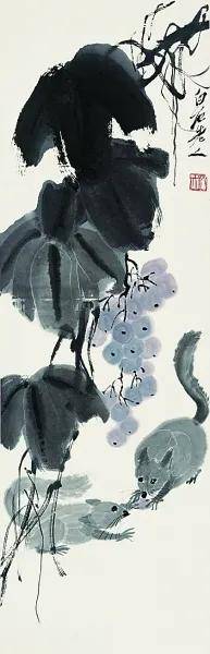 齐白石花鸟画的真情妙趣：虫入藤溪是雅君 书画知识 第2张