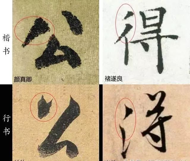 掌握六种用笔变法，行书就鲜活了 书画知识 第5张