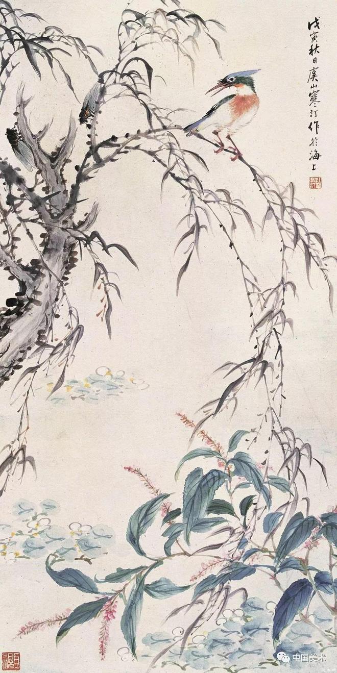 花鸟画构图中的布势与取势 书画知识 第4张