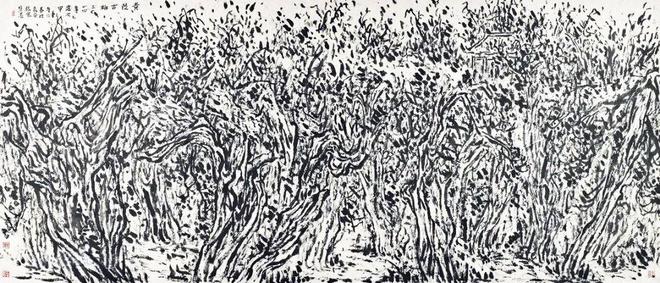 怎么画出焦墨山水的“水” 书画知识 第7张