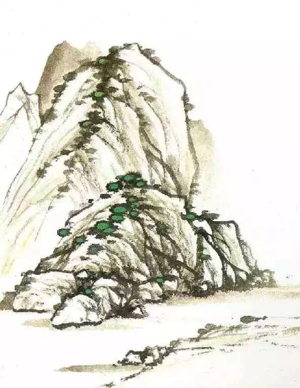 中国画中山石的多种画法，值得一看！ 书画知识 第12张