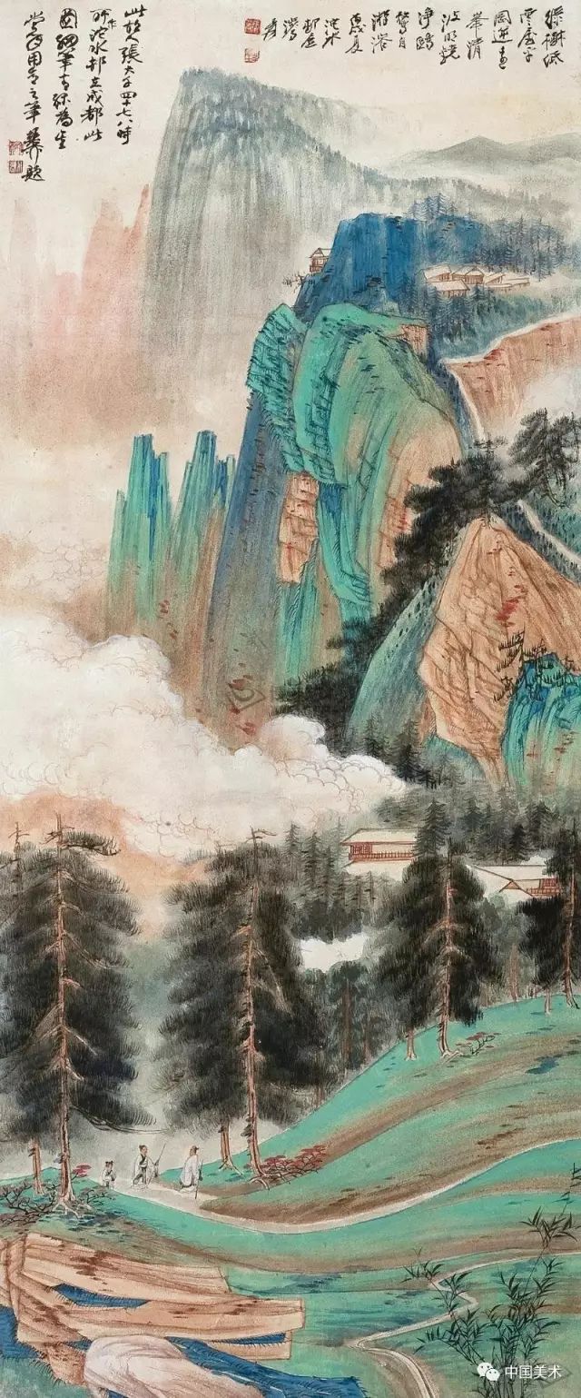 中国画写意山水的设色法 书画知识 第7张