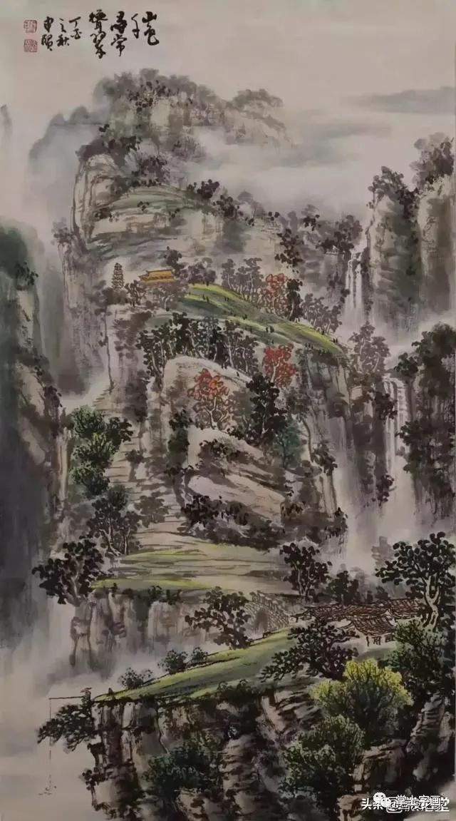 “六点一线”成就国画山水 书画知识 第3张