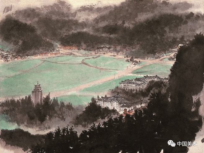 山水画如何能达到“水墨淋漓”的效果？ 书画知识 第13张