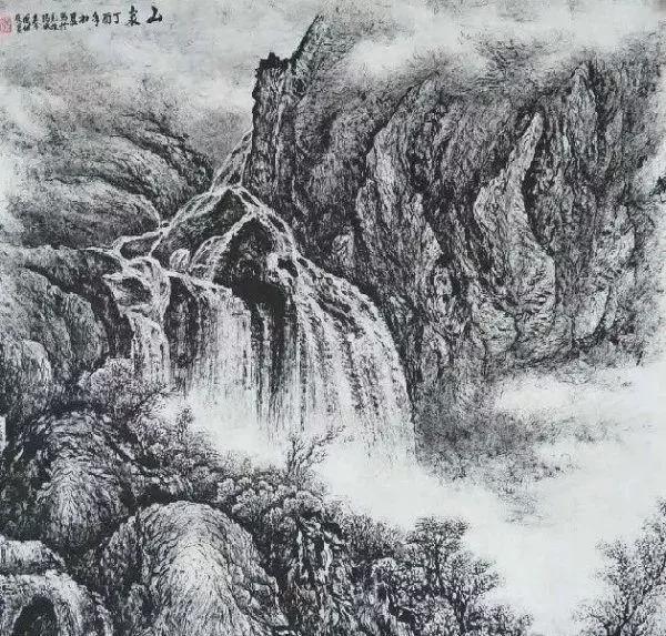 焦墨画的笔法和墨法 书画知识 第8张