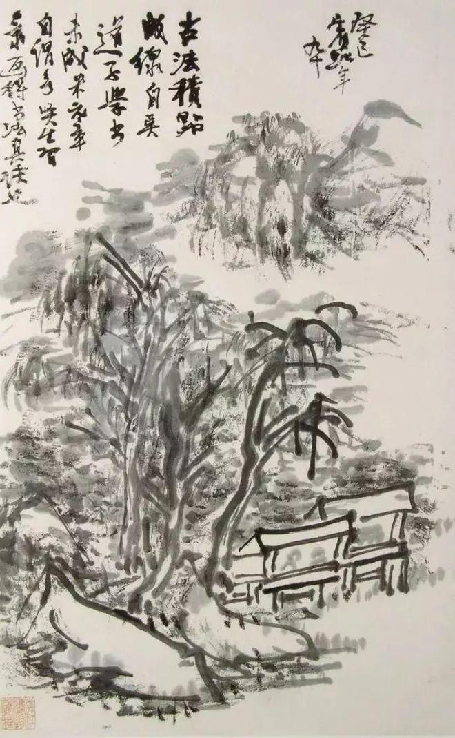 中国画的基础是书法，不是素描 书画知识 第11张