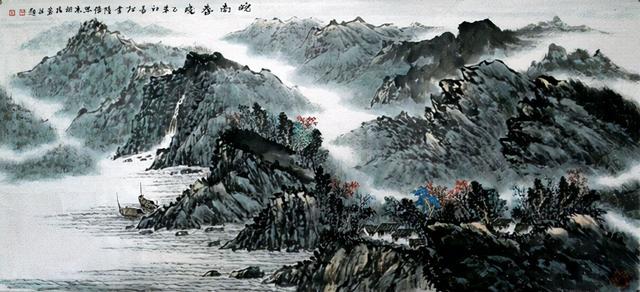 评胡杨的山水画：艺术的追求 创作的风貌 书画知识 第8张