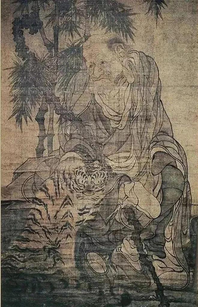 贯休《十六罗汉图》 历代国画 第1张