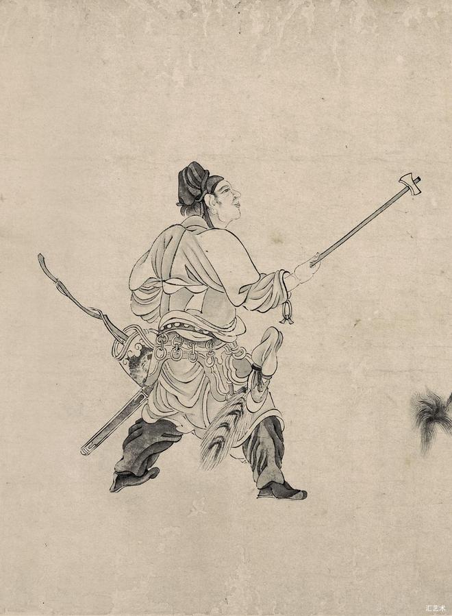 罗聘 《锁谏图》卷 历代国画 第7张