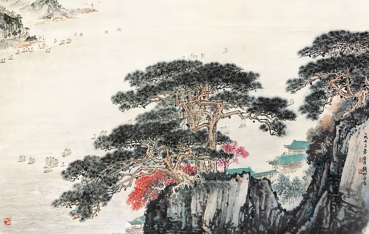 钱松喦山水画 历代国画 第23张
