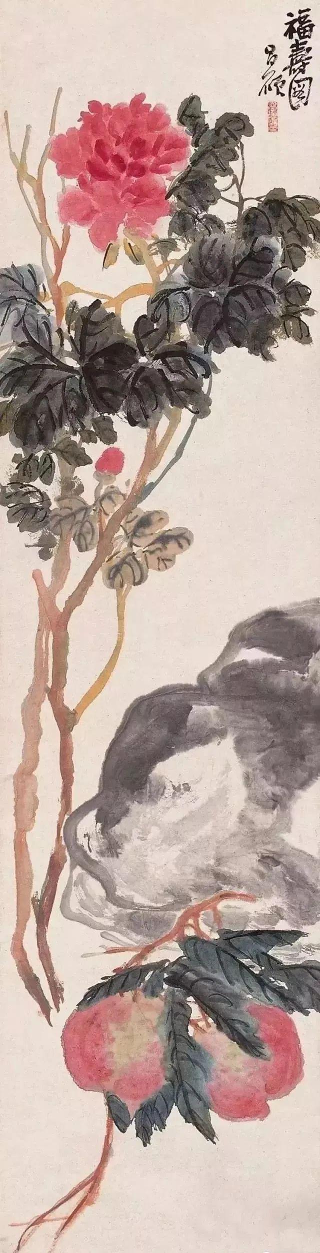 吴昌硕十幅富贵图 历代国画 第1张