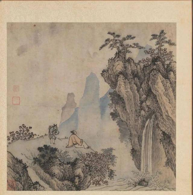 沈周《摹古图册》 历代国画 第14张