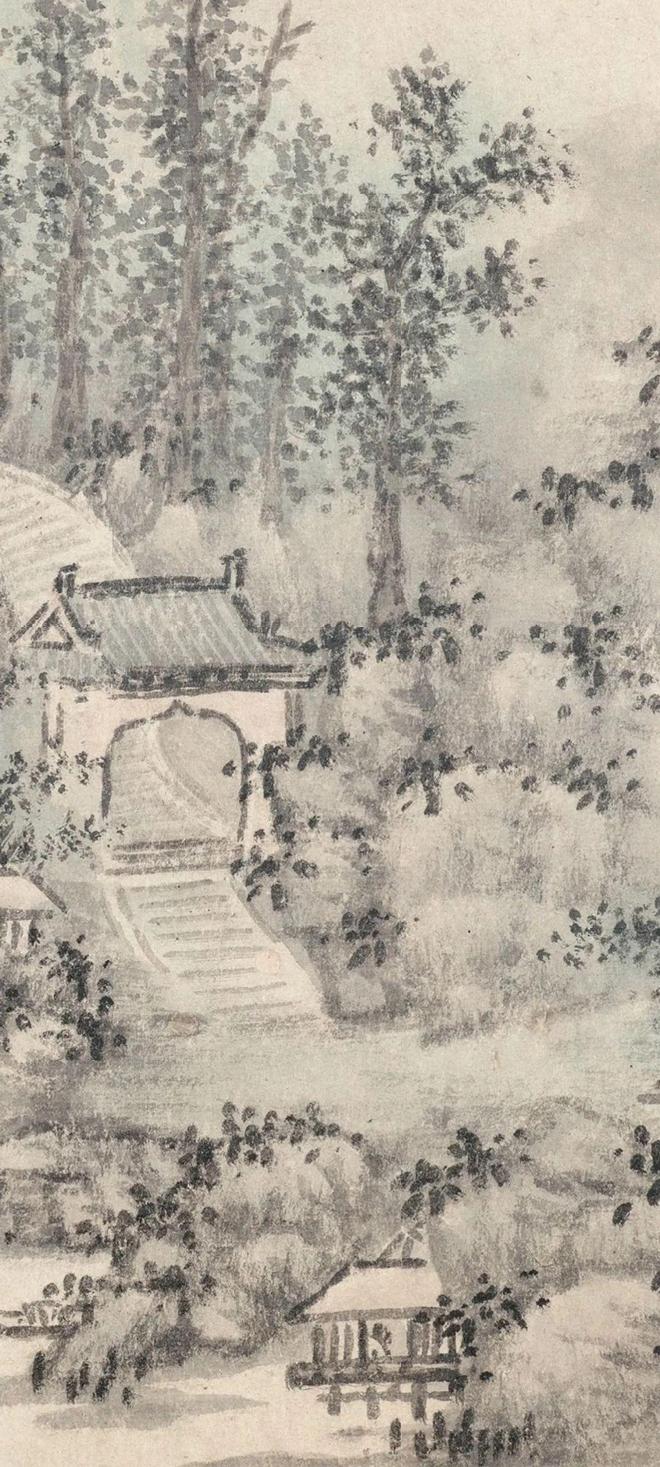 谢时臣《虎丘图》 历代国画 第15张