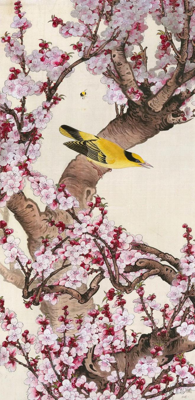 于非闇《红杏枝头春意闹》 历代国画 第4张