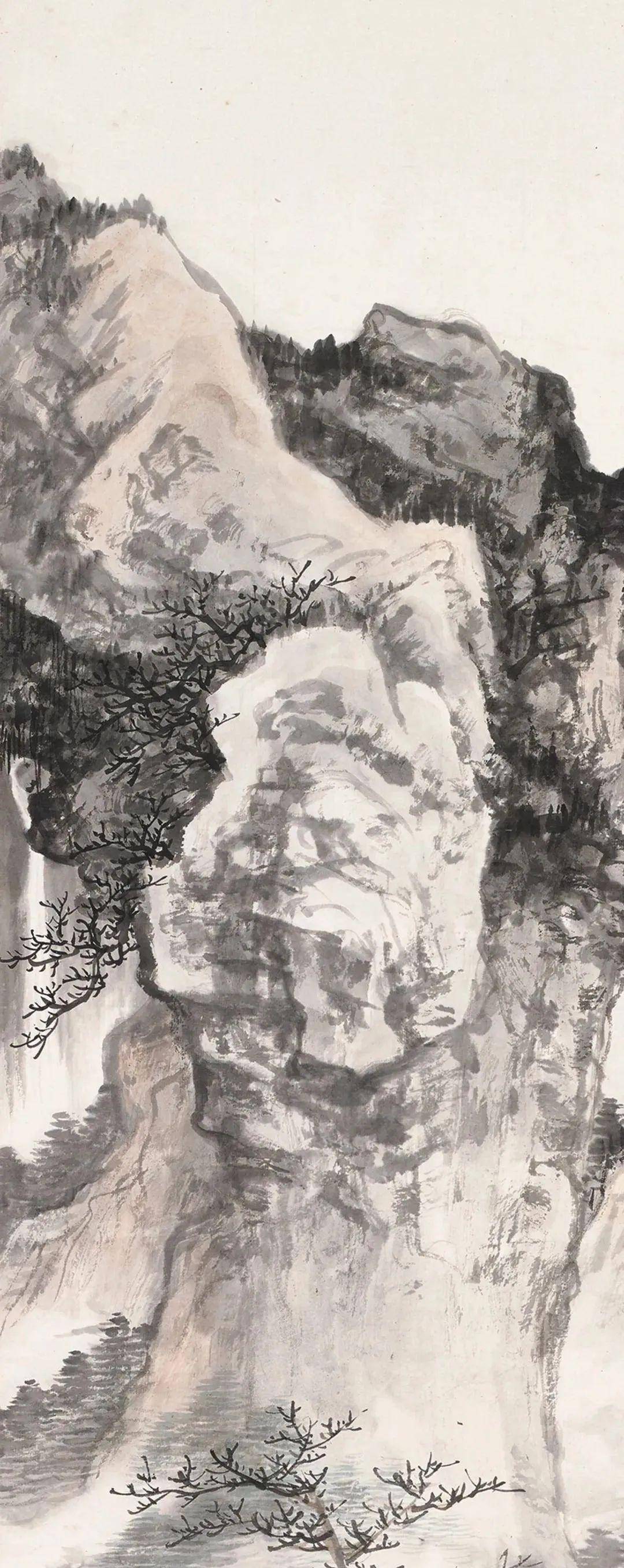 吴湖帆《流水孤邨图》 历代国画 第4张