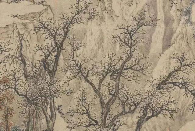 沈周《乾坤雪意图》 历代国画 第4张