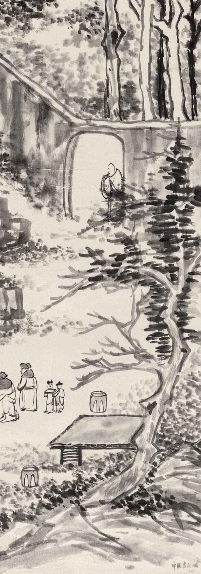 吴昌硕《竹堂寺观梅》 历代国画 第2张