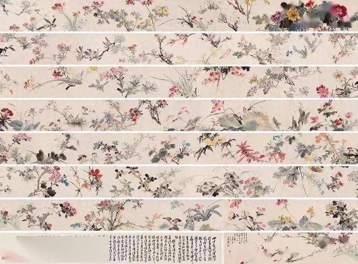 王雪涛《百卉图》 历代国画 第1张