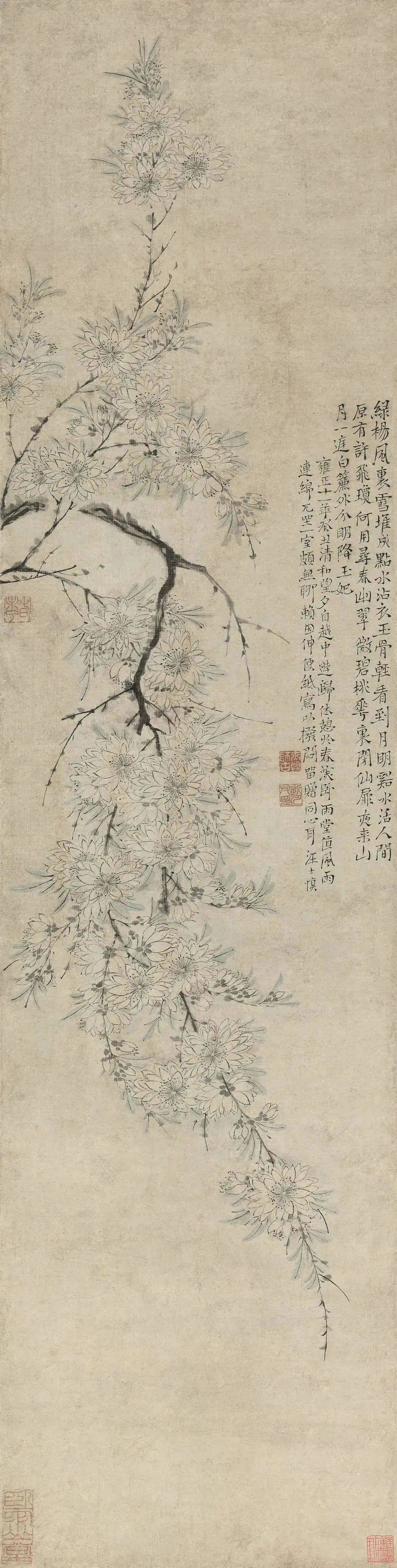 汪士慎《花卉册》 历代国画 第14张