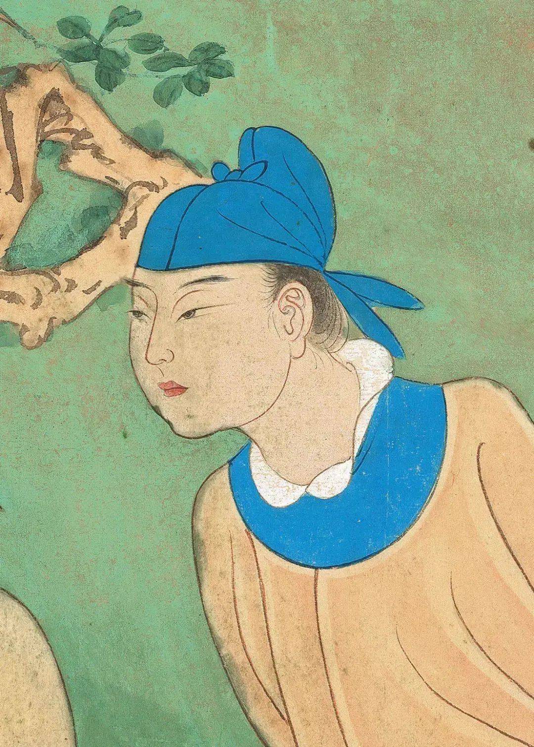 张大千 《松下高士文会图》 历代国画 第5张