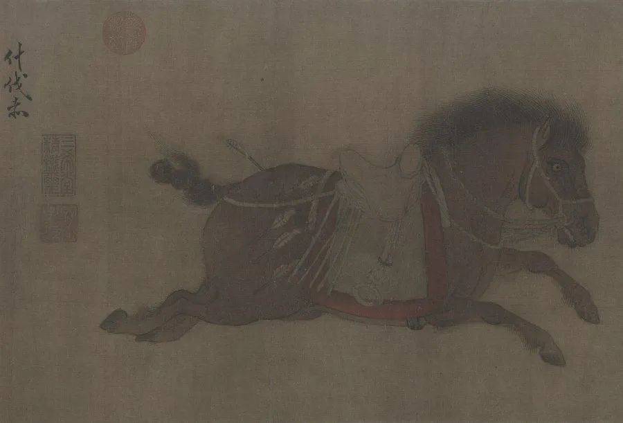 赵霖《昭陵六骏图》 历代国画 第6张
