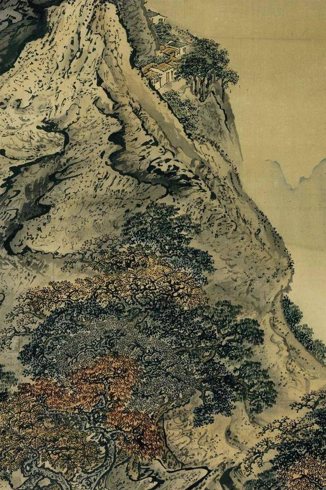 袁江《秋涉图》 历代国画 第7张