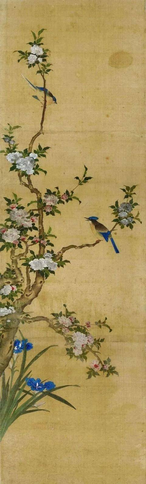 陈枚《花鸟四季八条屏》 历代国画 第3张