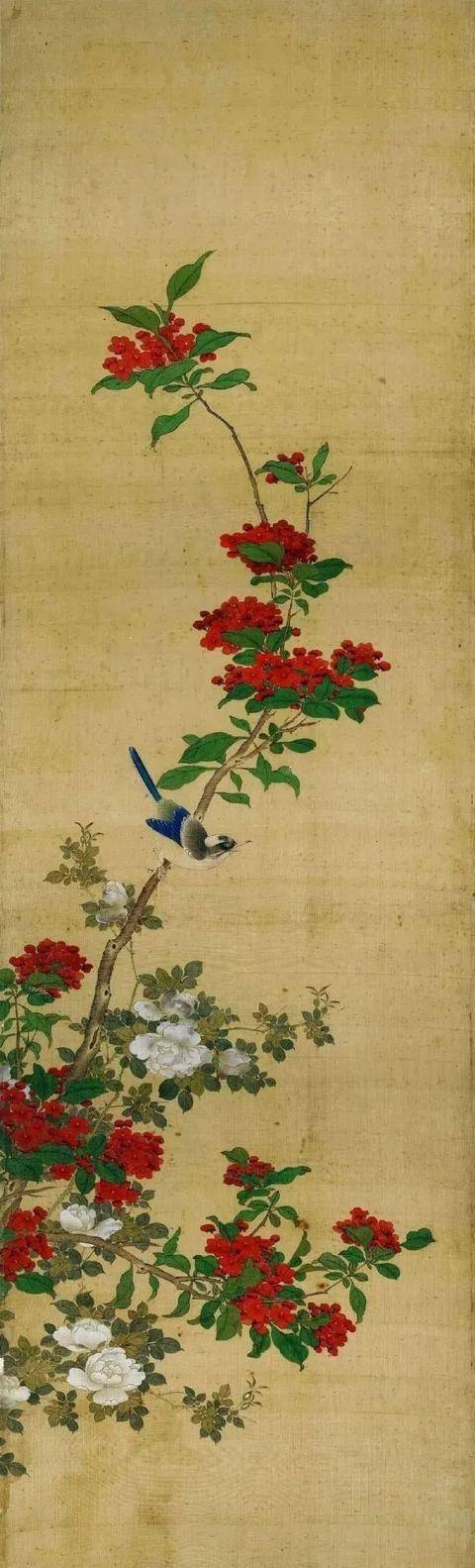 陈枚《花鸟四季八条屏》 历代国画 第6张