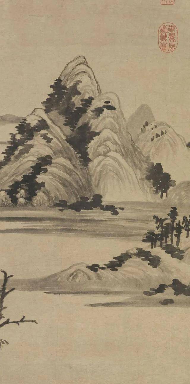 柯九思《夏山欲雨图》 历代国画 第3张