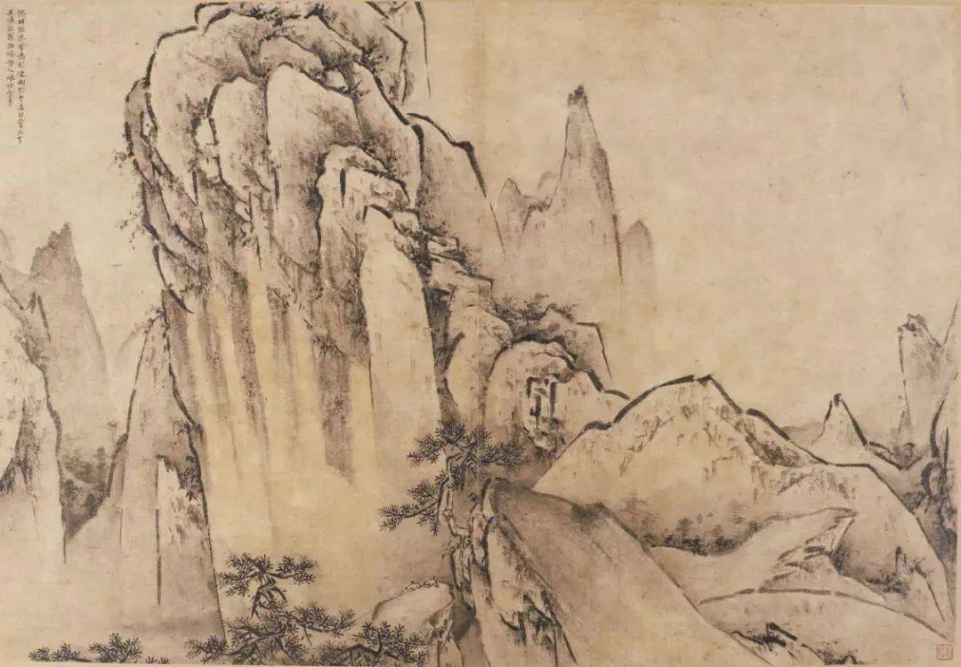 王履《华山图册》 历代国画 第3张