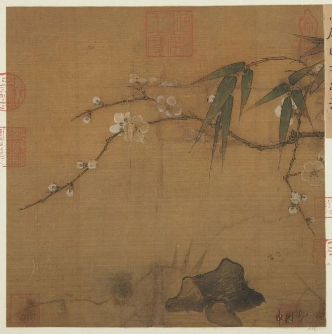 马麟《暗香疏影》 历代国画 第1张