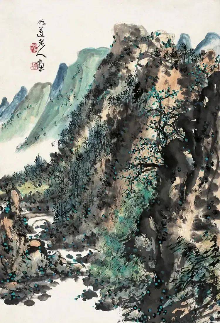 刘知白山水 历代国画 第2张