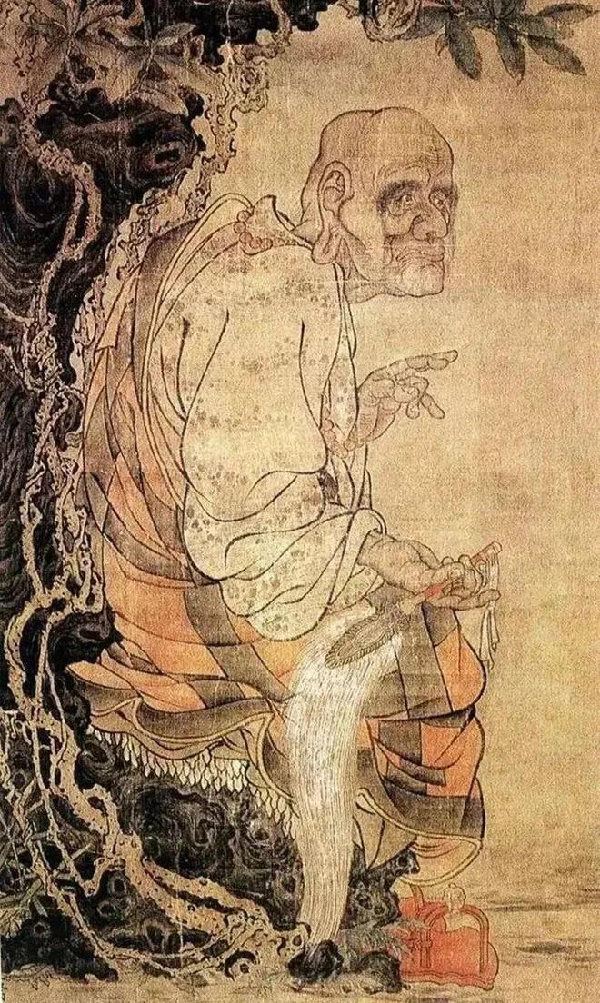 贯休《十六罗汉图》 历代国画 第2张