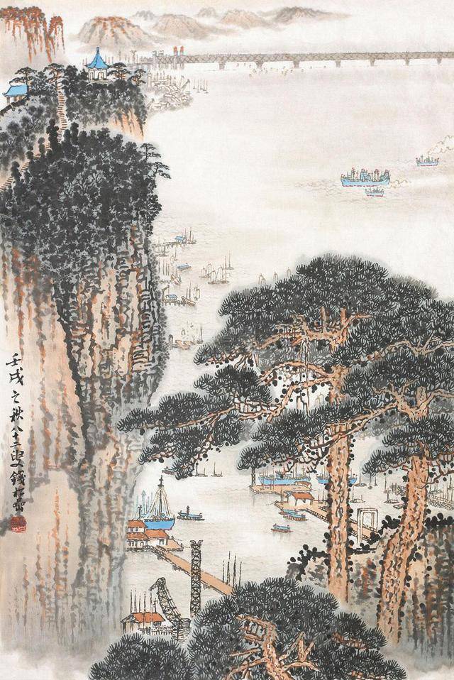 钱松喦山水画 历代国画 第29张