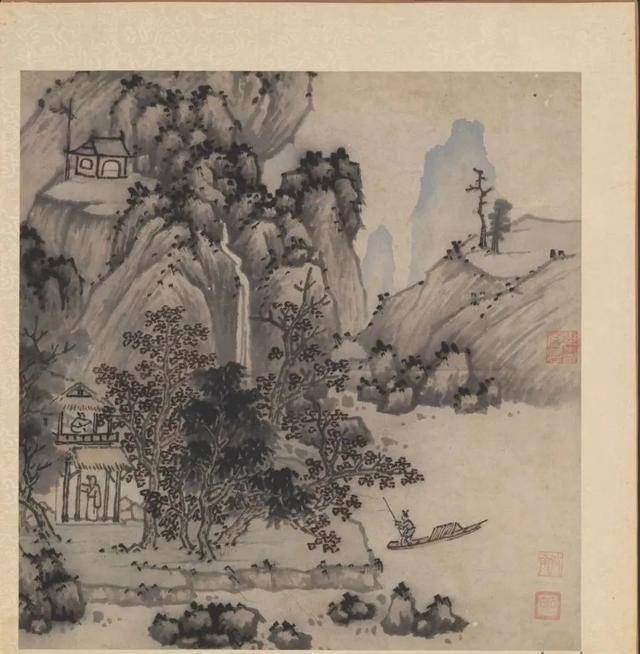 沈周《摹古图册》 历代国画 第16张