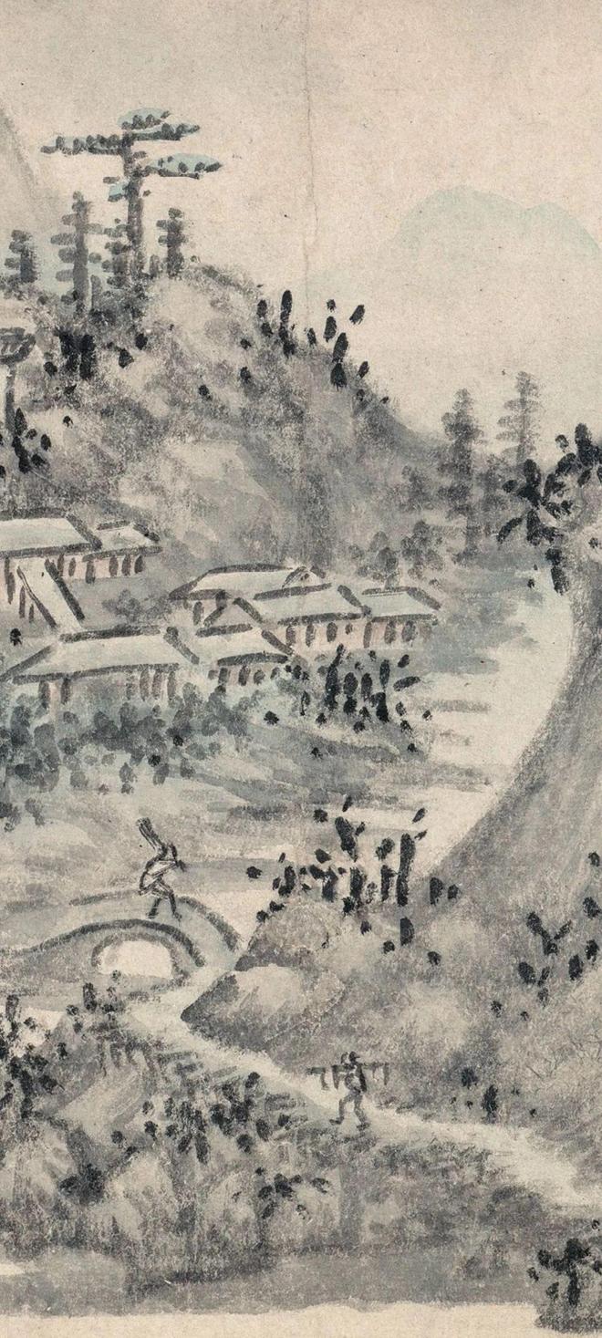谢时臣《虎丘图》 历代国画 第23张