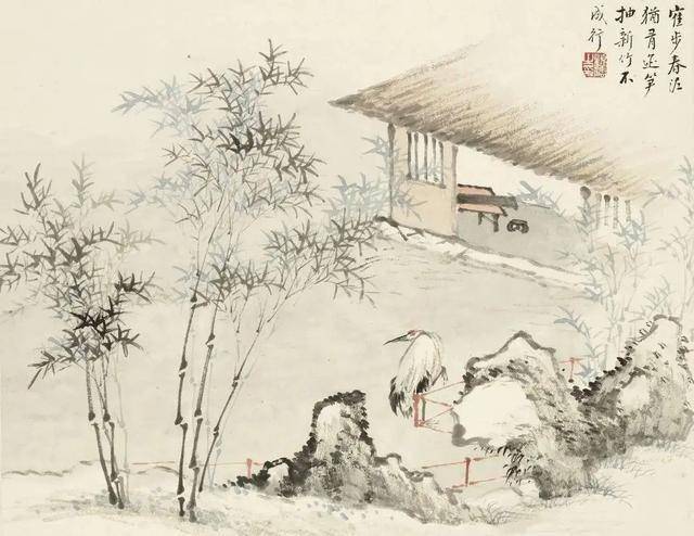 顾沄《山水册》 历代国画 第9张
