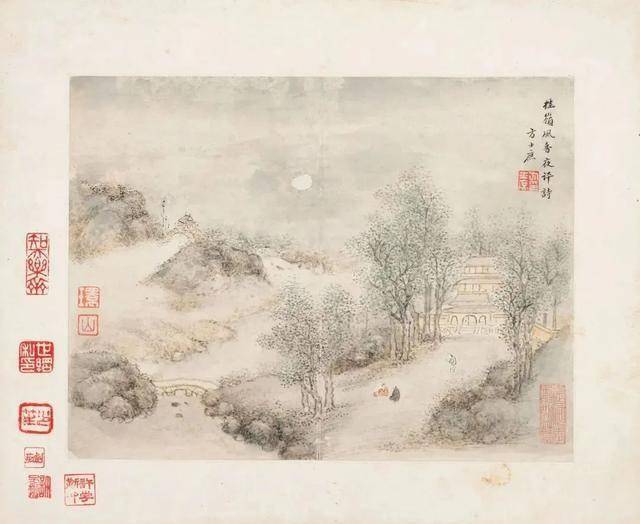 方士庶《仿古山水册》 历代国画 第9张